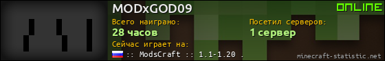 Юзербар 560x90 для MODxGOD09