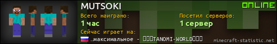 Юзербар 560x90 для MUTSOKI
