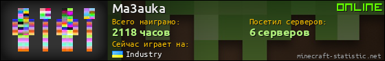 Юзербар 560x90 для Ma3auka