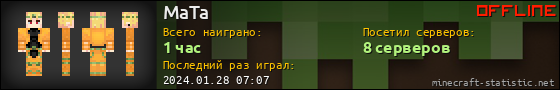 Юзербар 560x90 для MaTa