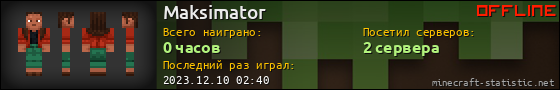 Юзербар 560x90 для Maksimator