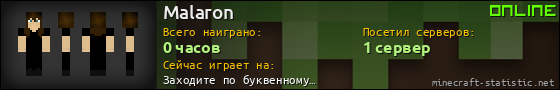 Юзербар 560x90 для Malaron