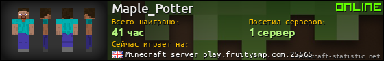 Юзербар 560x90 для Maple_Potter