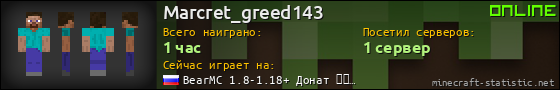 Юзербар 560x90 для Marcret_greed143