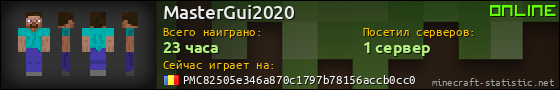 Юзербар 560x90 для MasterGui2020