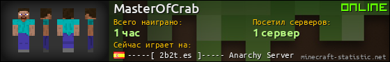 Юзербар 560x90 для MasterOfCrab