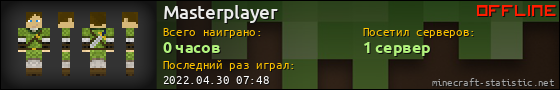 Юзербар 560x90 для Masterplayer