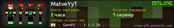 Юзербар 560x90 для MatveYyT