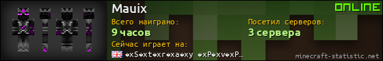 Юзербар 560x90 для Mauix