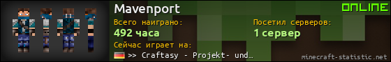 Юзербар 560x90 для Mavenport