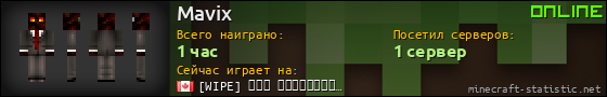 Юзербар 560x90 для Mavix