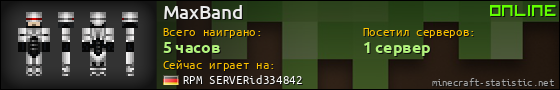 Юзербар 560x90 для MaxBand