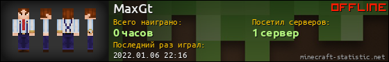 Юзербар 560x90 для MaxGt