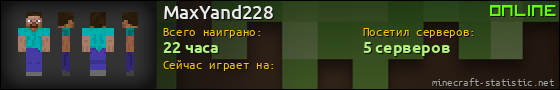 Юзербар 560x90 для MaxYand228