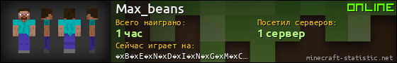 Юзербар 560x90 для Max_beans