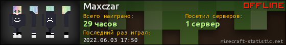 Юзербар 560x90 для Maxczar