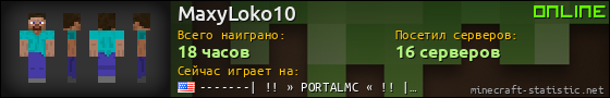 Юзербар 560x90 для MaxyLoko10