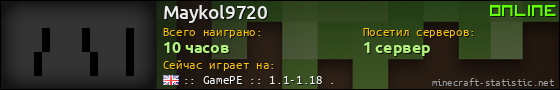 Юзербар 560x90 для Maykol9720