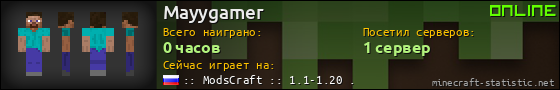 Юзербар 560x90 для Mayygamer