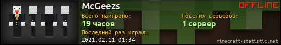 Юзербар 560x90 для McGeezs