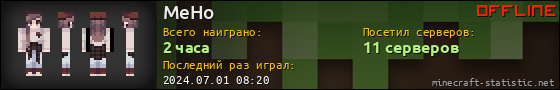 Юзербар 560x90 для MeHo