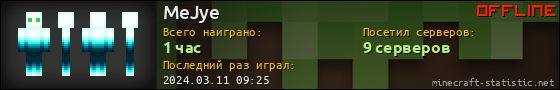 Юзербар 560x90 для MeJye