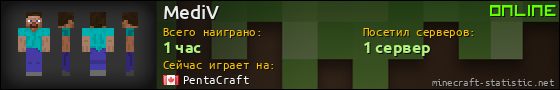 Юзербар 560x90 для MediV