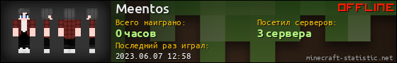 Юзербар 560x90 для Meentos