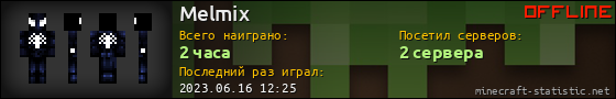 Юзербар 560x90 для Melmix
