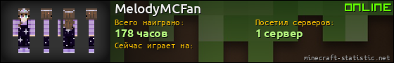 Юзербар 560x90 для MelodyMCFan