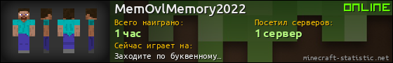 Юзербар 560x90 для MemOvlMemory2022