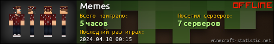 Юзербар 560x90 для Memes