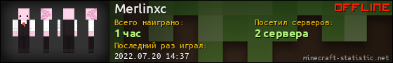 Юзербар 560x90 для Merlinxc