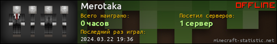 Юзербар 560x90 для Merotaka