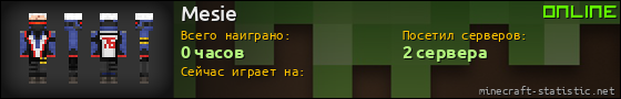 Юзербар 560x90 для Mesie