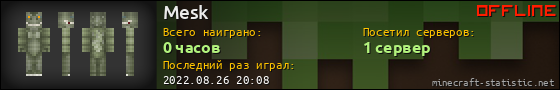 Юзербар 560x90 для Mesk
