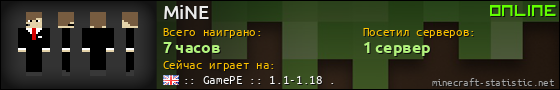 Юзербар 560x90 для MiNE