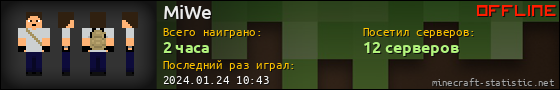 Юзербар 560x90 для MiWe