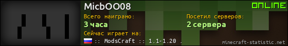 Юзербар 560x90 для MicbOO08
