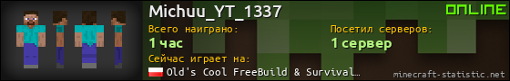 Юзербар 560x90 для Michuu_YT_1337