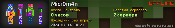 Юзербар 560x90 для Micr0m4n