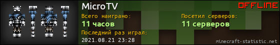 Юзербар 560x90 для MicroTV