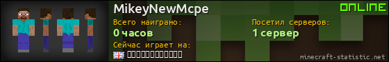 Юзербар 560x90 для MikeyNewMcpe