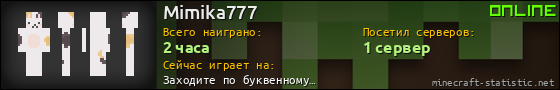 Юзербар 560x90 для Mimika777