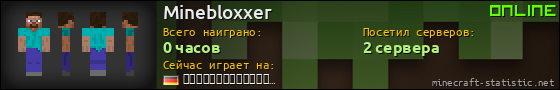 Юзербар 560x90 для Minebloxxer