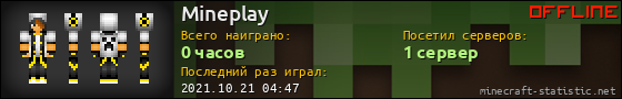 Юзербар 560x90 для Mineplay