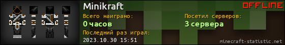 Юзербар 560x90 для Minikraft