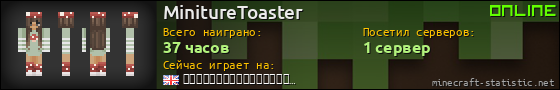 Юзербар 560x90 для MinitureToaster