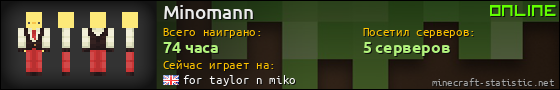 Юзербар 560x90 для Minomann
