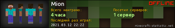 Юзербар 560x90 для Mion